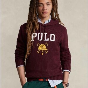 Polo by Ralph Lauren Logo Knitted Hoodie Sweater